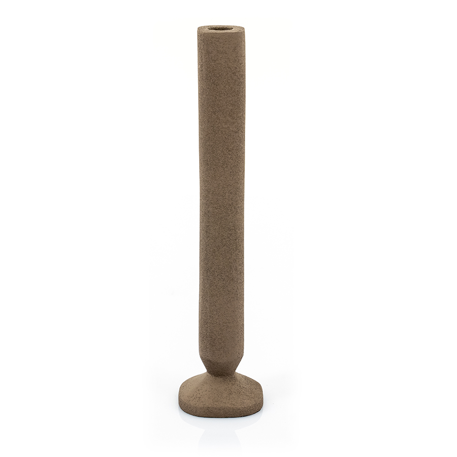 Candle holder Squand large - brown
