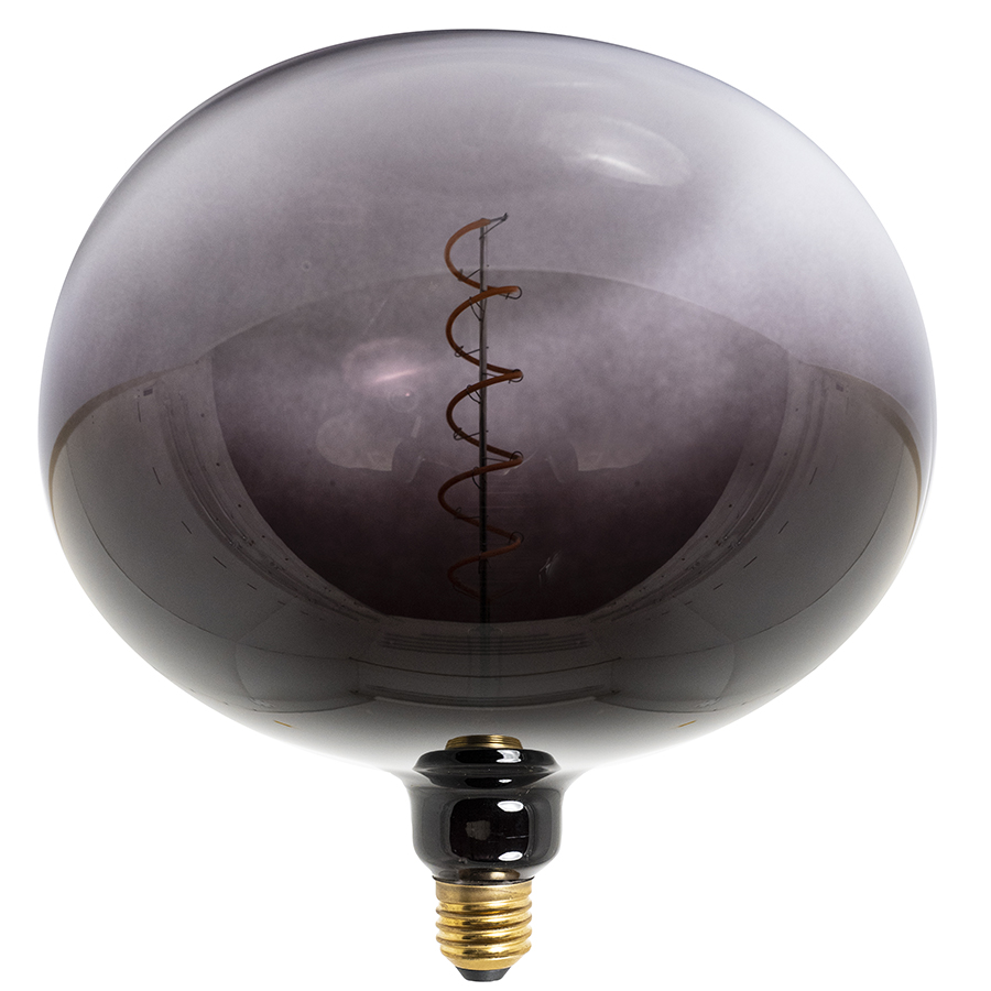 Lightbulb Edison - black