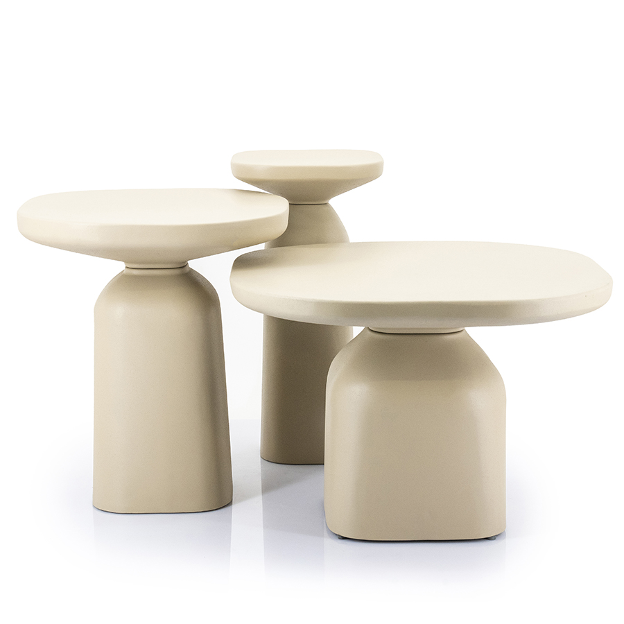 Side table Squand medium - beige