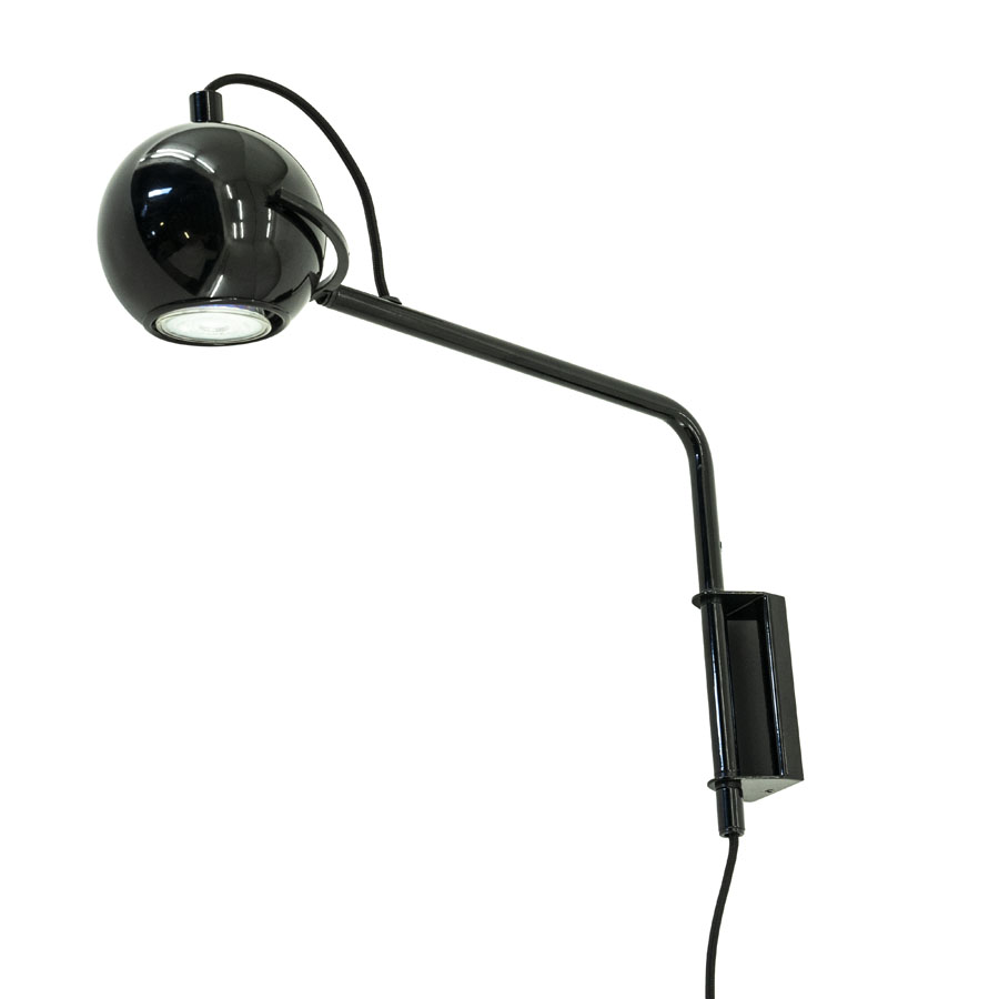 Wall lamp Camera - black