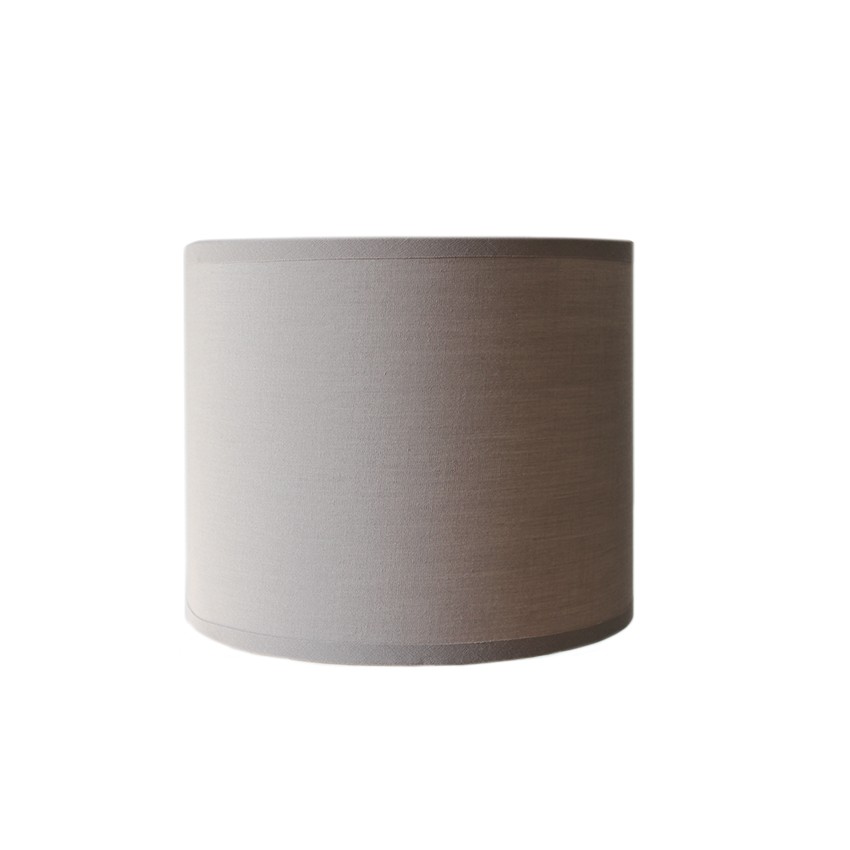 LABEL51 Lampenkap Cilinder - Taupe - Stof - Rond - 25 cm