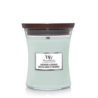 WW Sagewood& Seagrass medium candle
