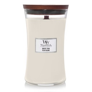 WW White teak Large Candle