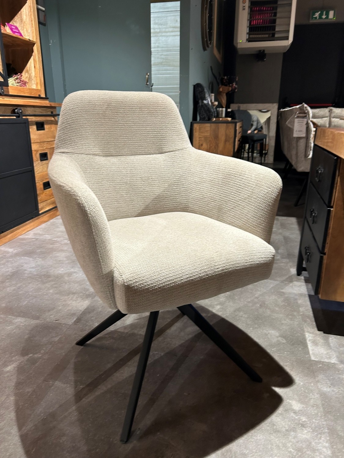 Bowie armstoel Mito Naturel