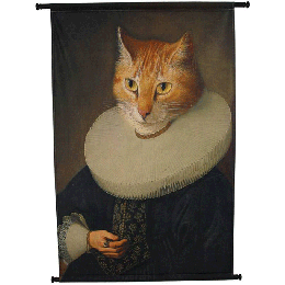 Wandkleed kat