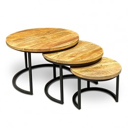 Noah salontafelset van 3 rond