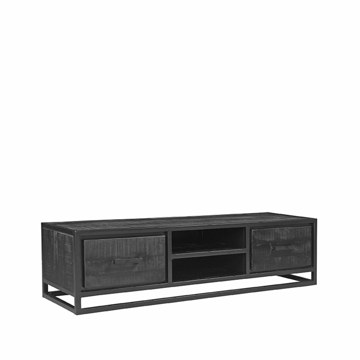 LABEL51 Tv-meubel Chili - Zwart - Mangohout - 160 cm