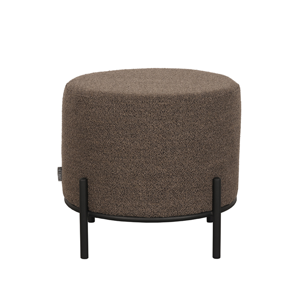 LABEL51 Poef Troy - Bruin - Boucle - L