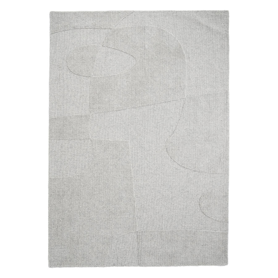 Carpet Yuka 190x290 cm - light grey