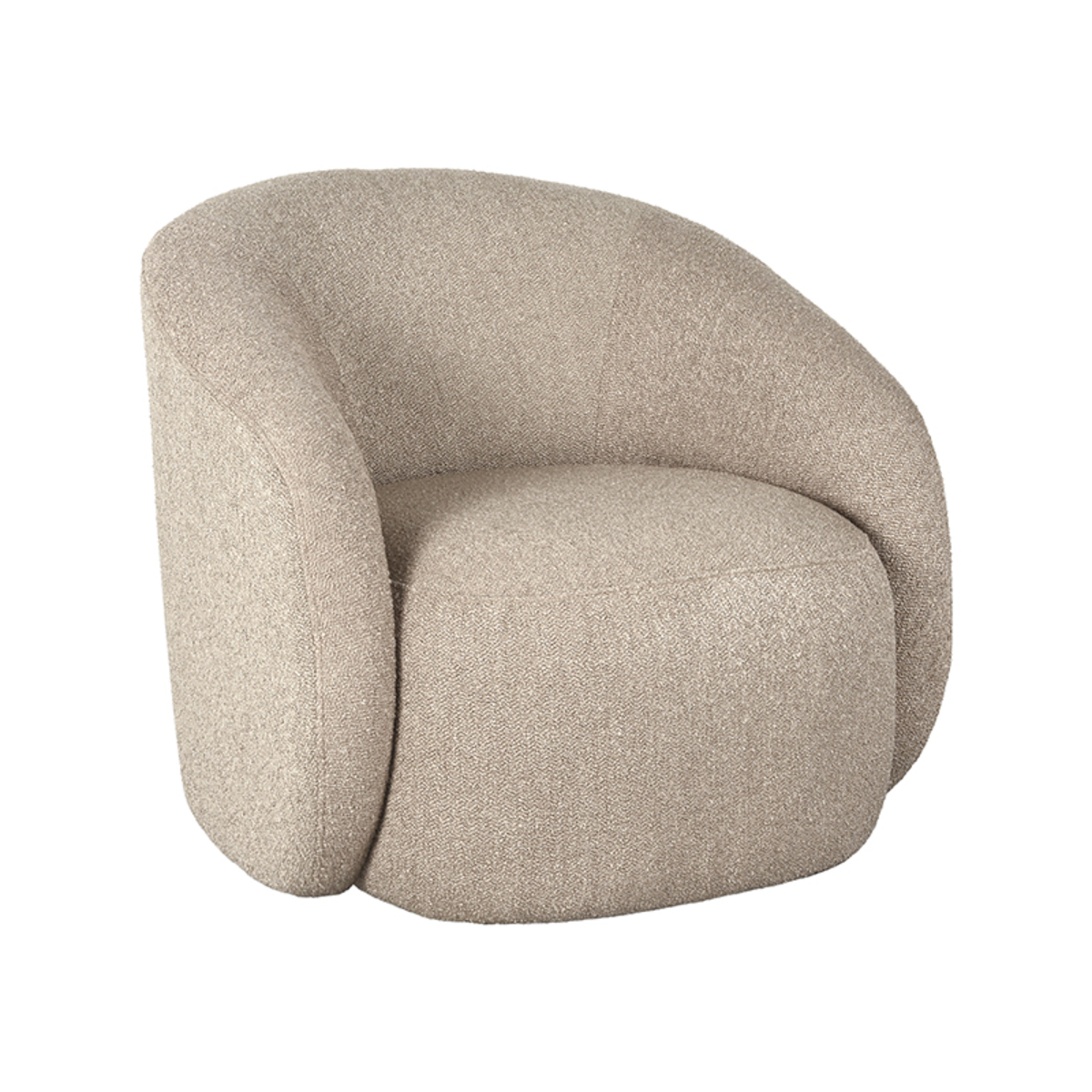 LABEL51 Fauteuil Alby - Clay - Chicue Boucle