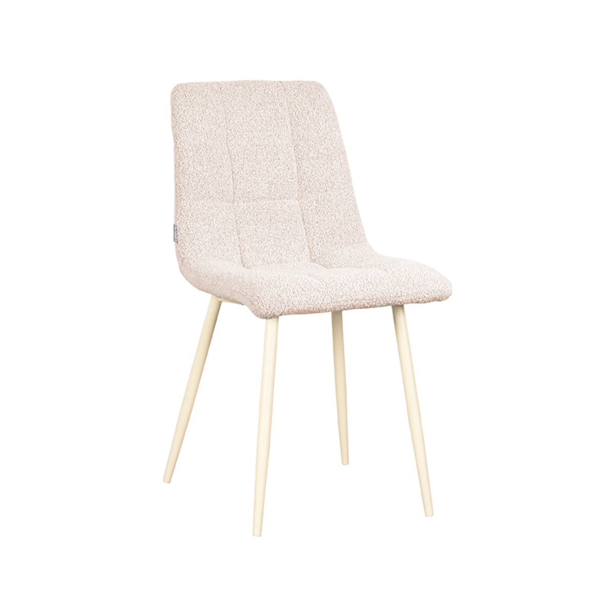 LABEL51 Eetkamerstoel Nino - Naturel - Boucle