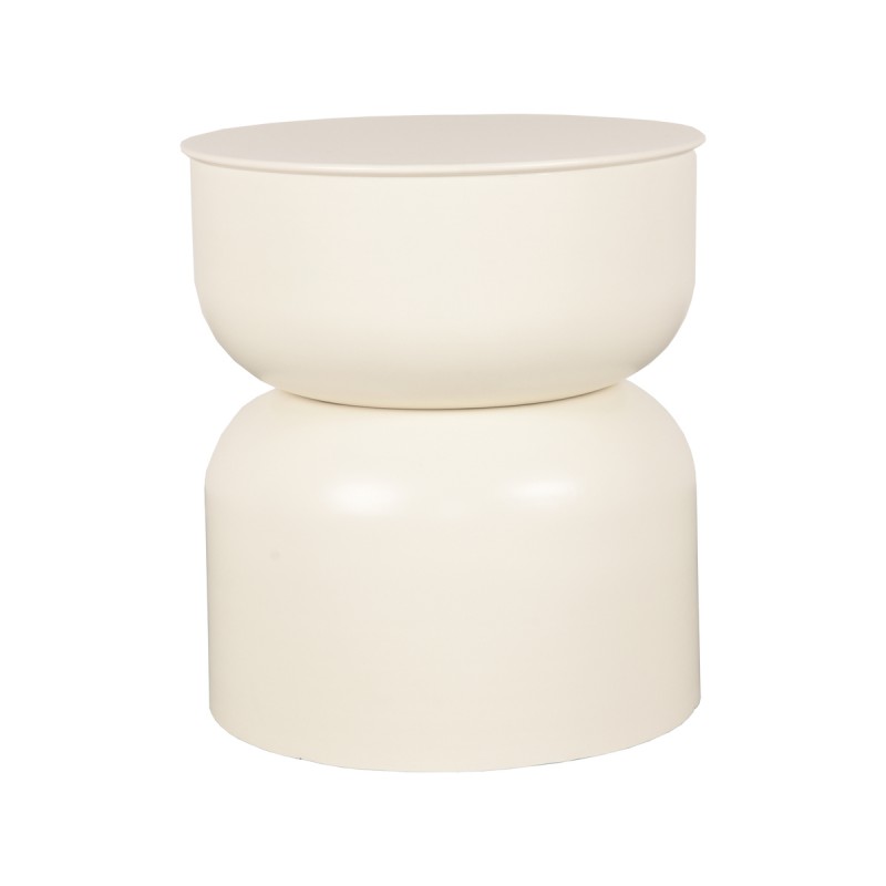 LABEL51 Bijzettafel Pax - Ivory - Metaal - 35 cm