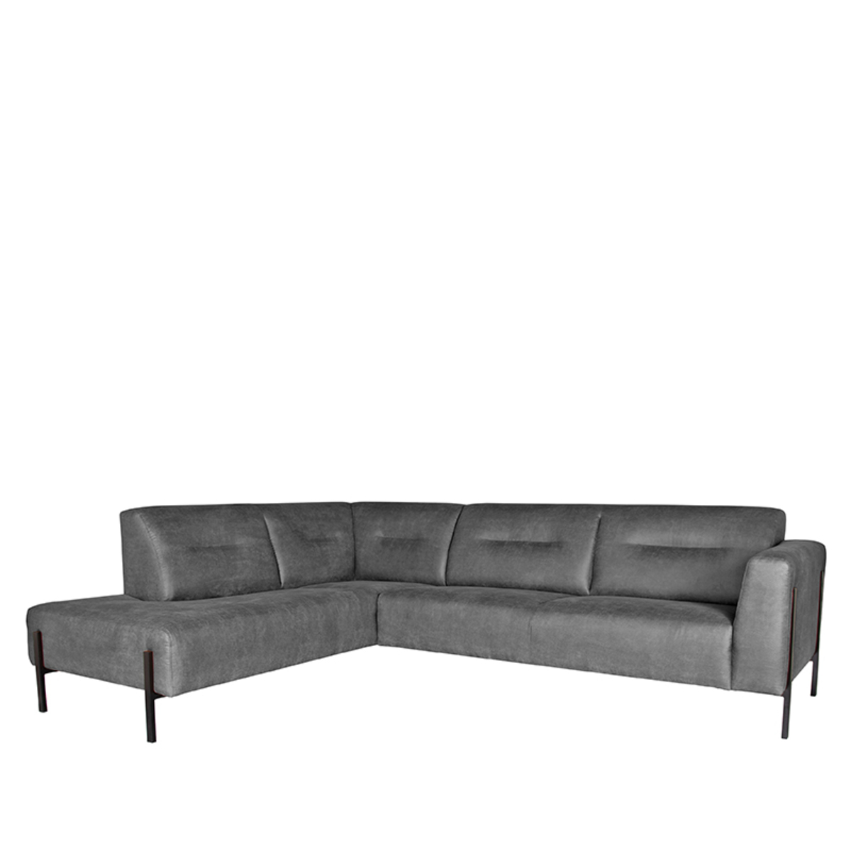 LABEL51 Bank Napoli - Antraciet - Microfiber