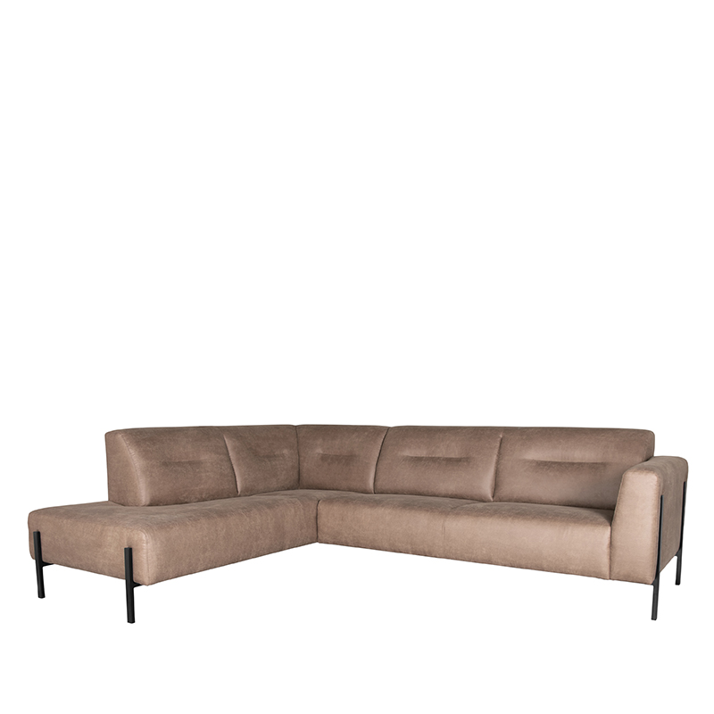 LABEL51 Bank Napoli - Taupe - Micro Suede