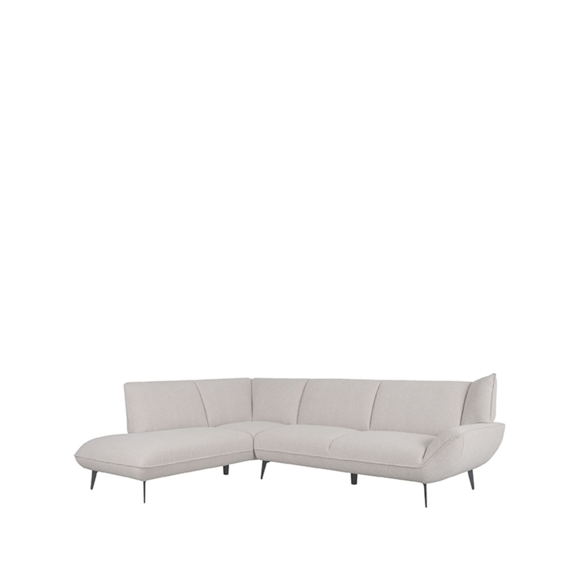 LABEL51 Hoekbank Pesaro - Naturel - Boucle - Links