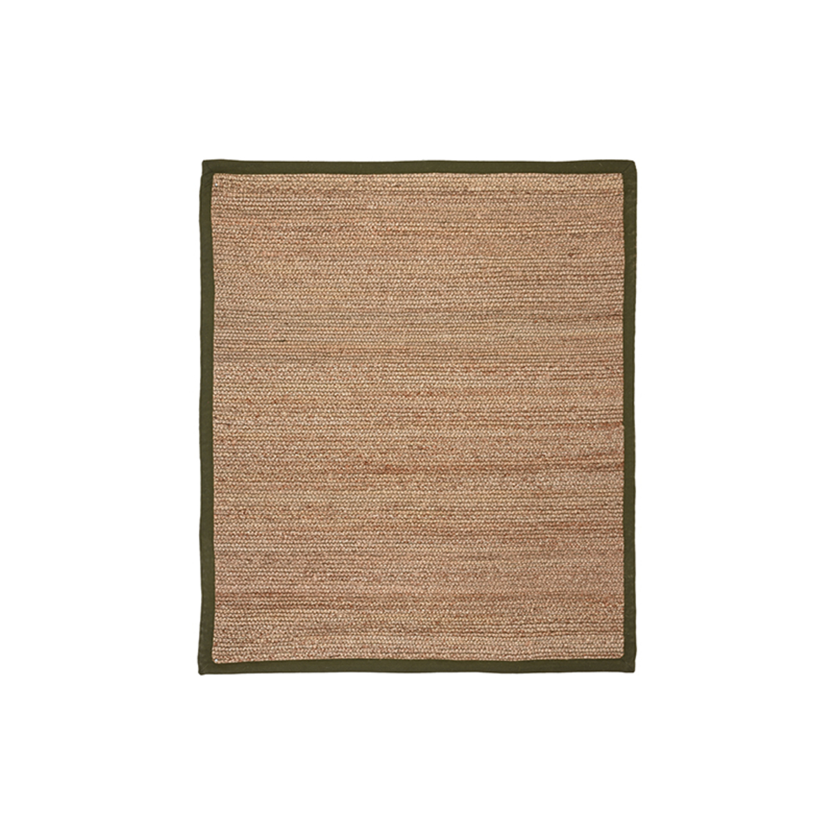 LABEL51 Vloerkleden Jute - Army green - Jute - 140x160 Cm