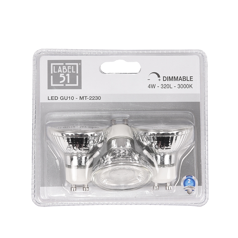 LABEL51 Lichtbron GU10 - Glas