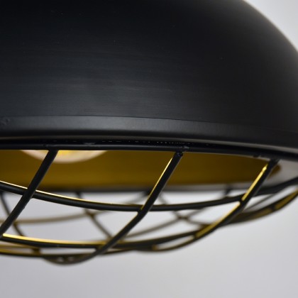 LABEL51 Hanglamp Grid - Zwart - Metaal - 52 cm