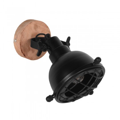 LABEL51 Wandlamp Grid - Zwart - Metaal