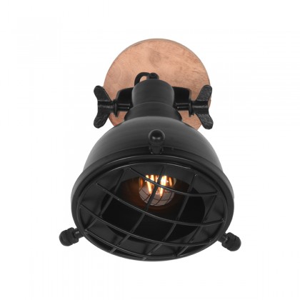 LABEL51 Wandlamp Grid - Zwart - Metaal