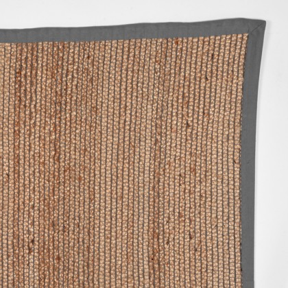 LABEL51 Vloerkleden Jute - Grijs - Jute - 140x160 Cm