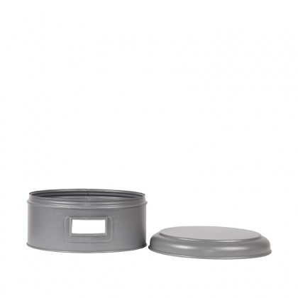 LABEL51 Opbergblik Opbergblik - Antiek grijs - Metaal - XL - 25x25x13 cm