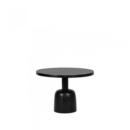 LABEL51 Bijzettafel Wink - Zwart - Metaal - 50 cm