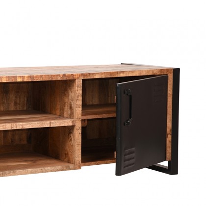LABEL51 Tv-meubel Brussels - Rough - Mangohout - Tv-Meubel 160 cm