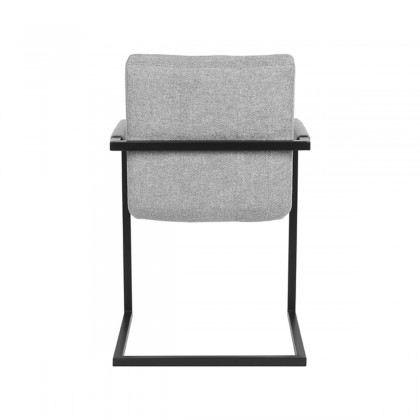 LABEL51 Eetkamerstoel Milo - Zinc - Synthetisch