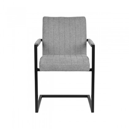 LABEL51 Eetkamerstoel Milo - Zinc - Synthetisch