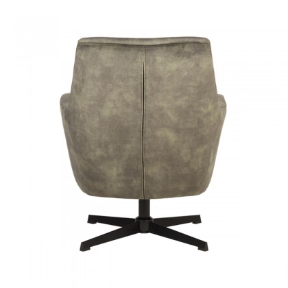 LABEL51 Fauteuil Toby - Hunter - Velours