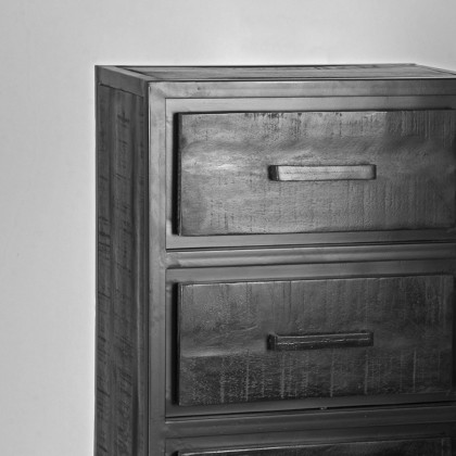 LABEL51 Ladekast Chili - Zwart - Mangohout - Ladekast