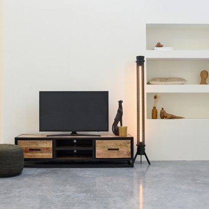LABEL51 Tv-meubel Tampa - Rough - Mangohout - 160 cm