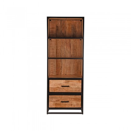 LABEL51 Boekkast Tampa - Rough - Mangohout - Boekkast