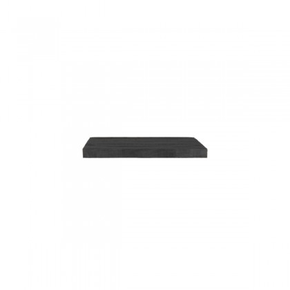 LABEL51 Eetkamertafel Tafelblad Straight Edge - Zwart - Mangohout - 70 cm Straight