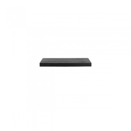 LABEL51 Eetkamertafel Tafelblad Straight Edge - Zwart - Mangohout - 70 cm Straight