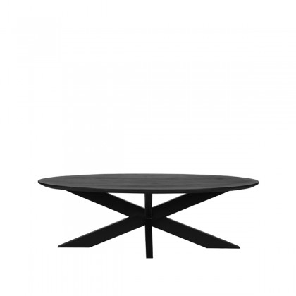 LABEL51 Salontafel Zion - Zwart - Mangohout