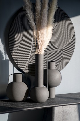 Tazi large round - black