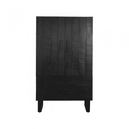 LABEL51 Bergkast Kast - Zwart - Mangohout - Hoge Kast