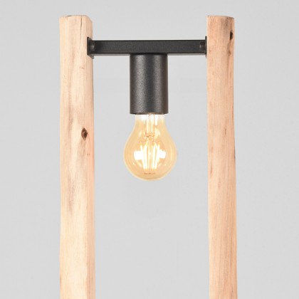 LABEL51 Vloerlamp Woody - Naturel - Hout