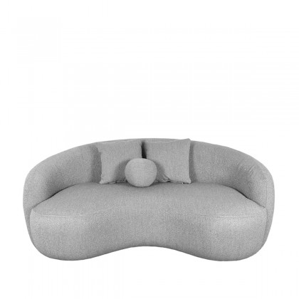 LABEL51 Bank Nesso - Grijs - Boucle - 2-Zits