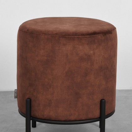 LABEL51 Poef Troy - Rust - Velours - M