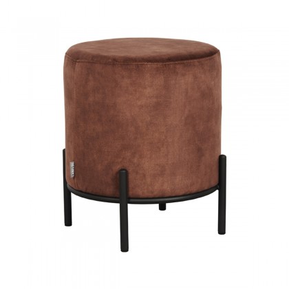 LABEL51 Poef Troy - Rust - Velours - M