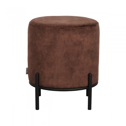 LABEL51 Poef Troy - Rust - Velours - M