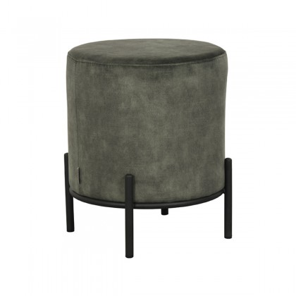 LABEL51 Poef Troy - Hunter - Velours - M