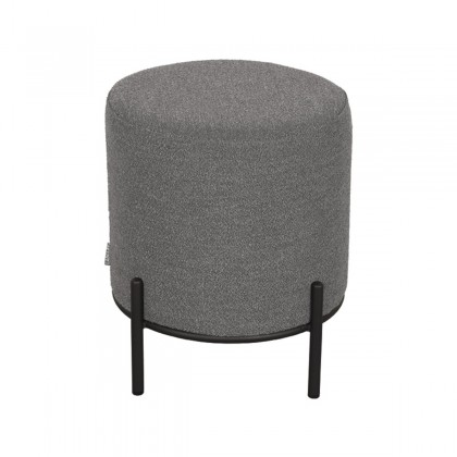 LABEL51 Poef Troy - Grijs - Boucle - M
