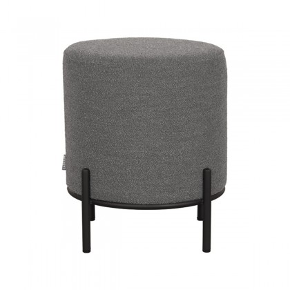 LABEL51 Poef Troy - Grijs - Boucle - M