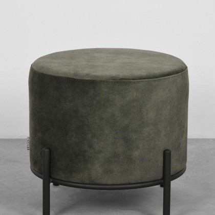 LABEL51 Poef Troy - Hunter - Velours - L