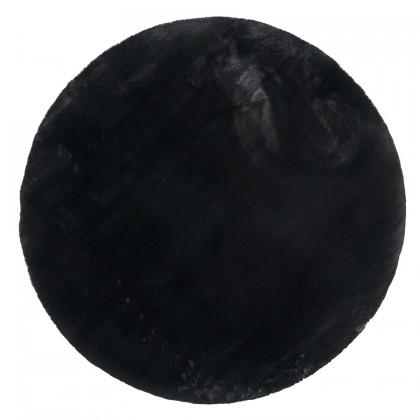 Carpet Zena round - black