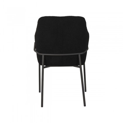 LABEL51 Eetkamerstoel Dexter - Zwart - Teddy